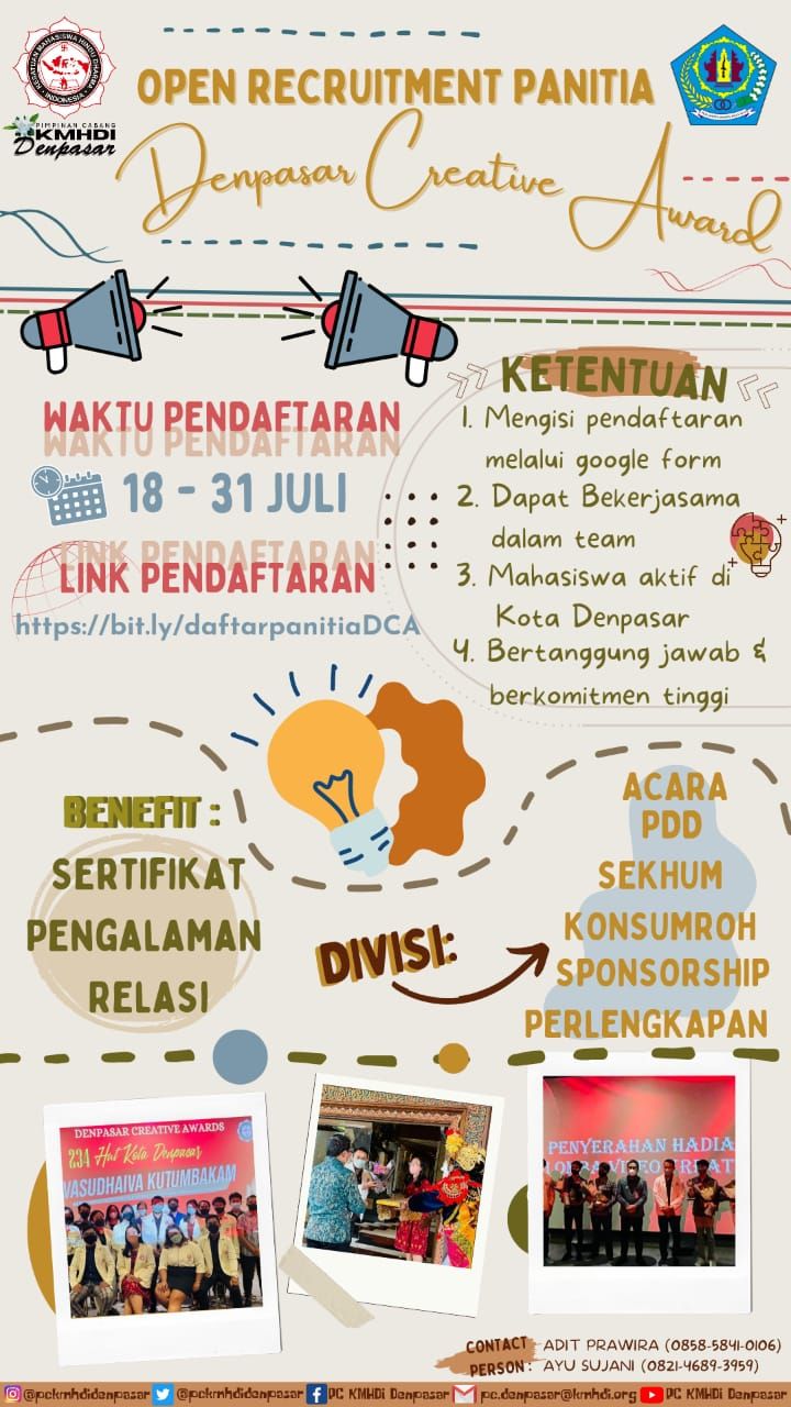 podiumnews.com-Ini Caranya Gabung di Denpasar Creative Award 2023 